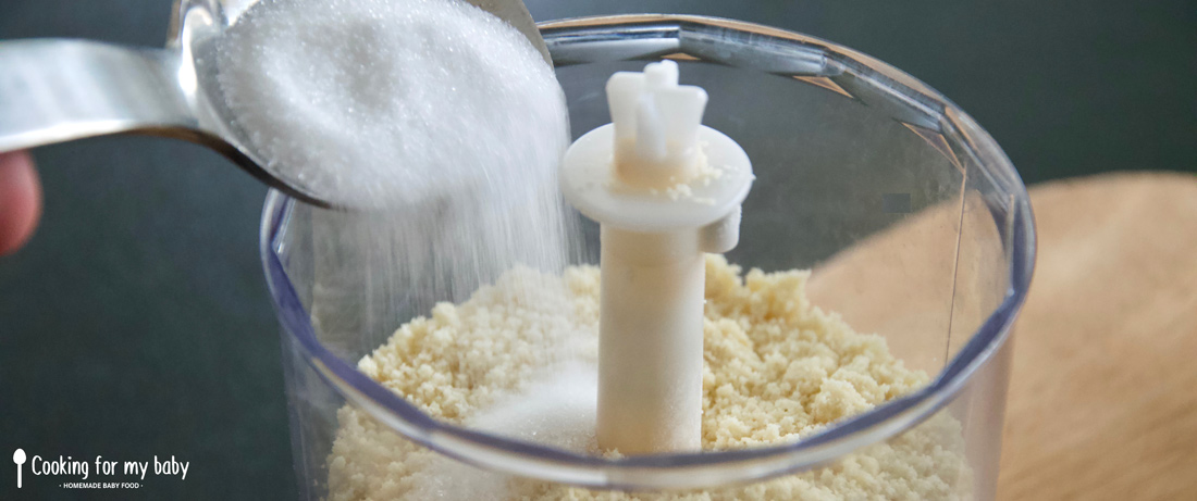 Sugar for baby pancakes