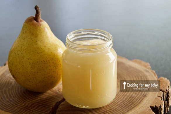 Recette de la première compote de poire de bébé (Dès 4 mois)