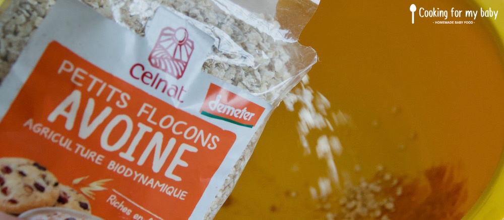 Rolled oats for baby Halloween recipe