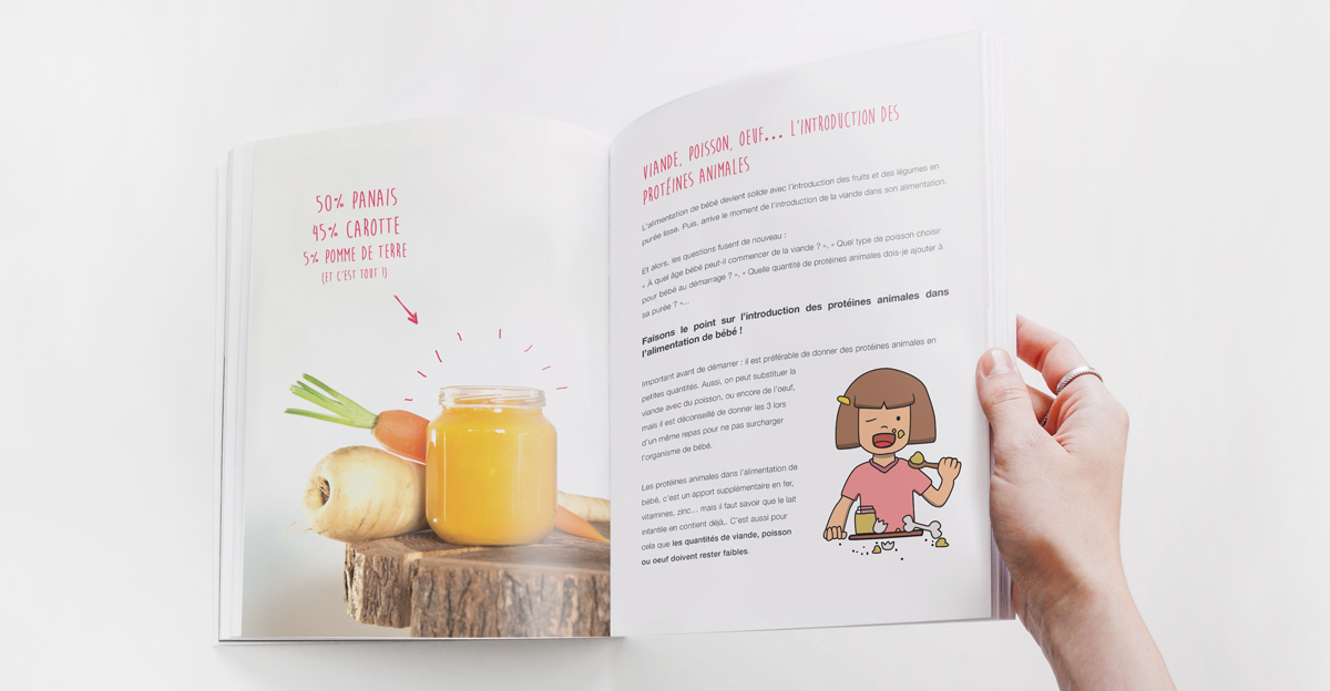 Livre sur la diversification alimentaire de bébé