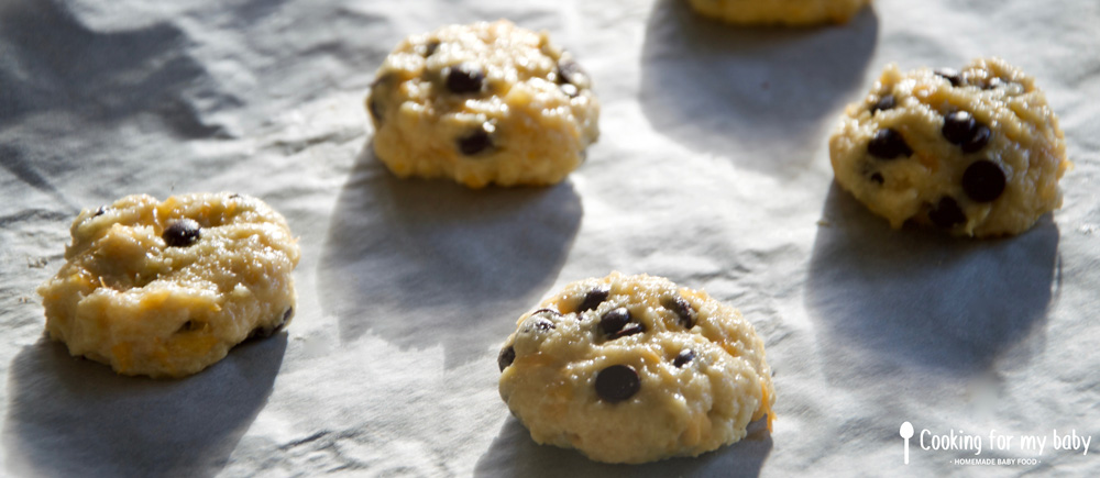 Cookies ready to bake for baby