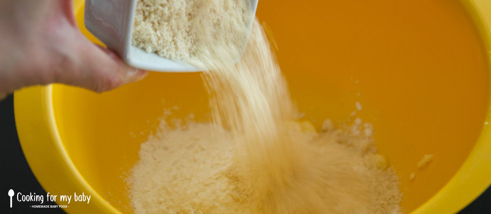 Almond flour for baby cookies