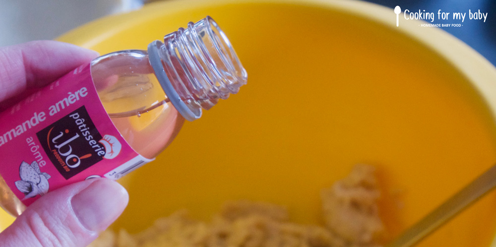 Bitter almond extract for baby-friendly galette des rois