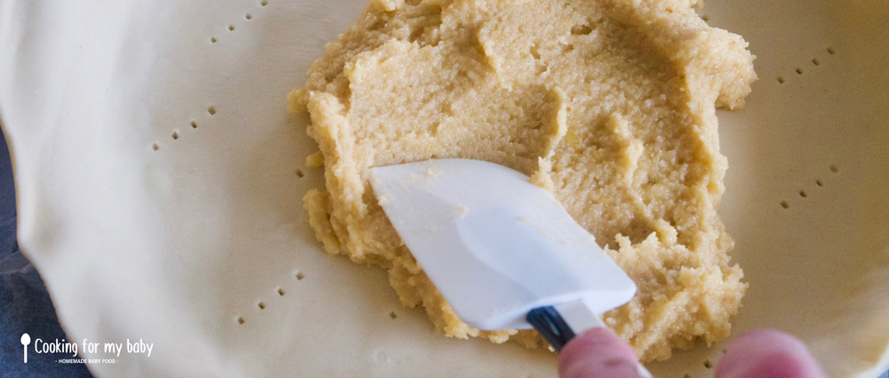Spread the frangipane for baby-friendly galette des rois