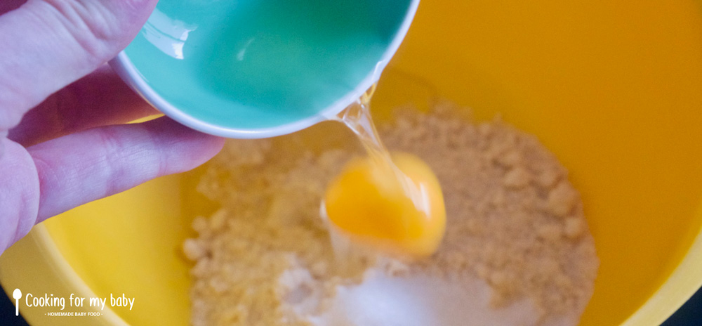 Whole egg for baby-friendly galette des rois