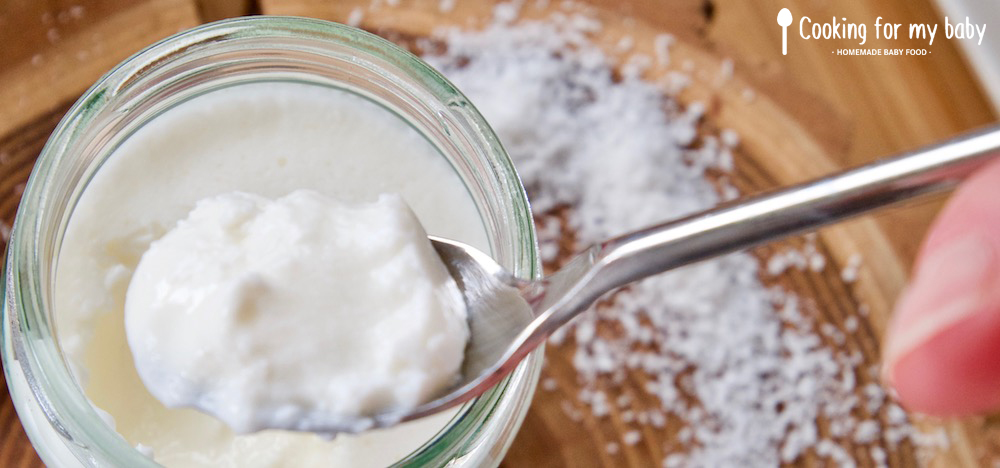 Recette De Yaourt A La Noix De Coco Pour Bebe Des 6 Mois Cooking For My Baby