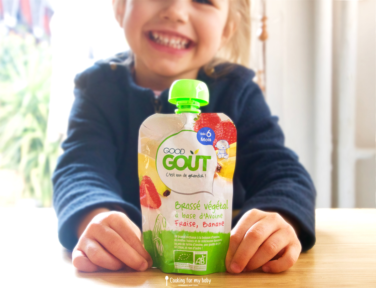 Gourdes fruit seuls bébé - Gourdes première compote bio - Good Goût