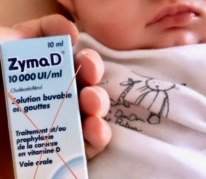 Vitamine D + gouttes probiotiques pour bébés et tout-petits