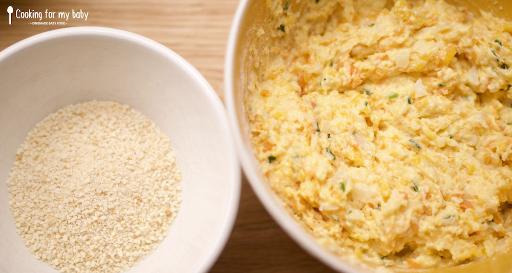 Recette De Galettes De Legumes Au Cheddar Pour Bebe Sans Oeuf Des 18 Mois Cooking For My Baby