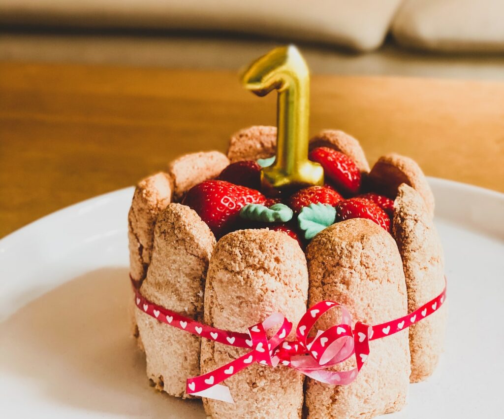 Baby Birthday Cake Recipe: Strawberry Charlotte (From 12 months)