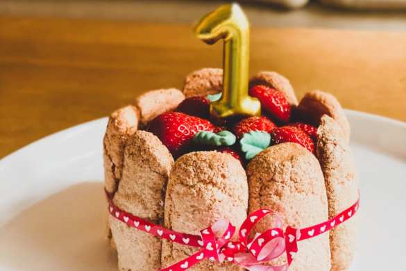 Recette de charlotte aux fraises pour l'anniversaire de bébé (Dès 12 mois)