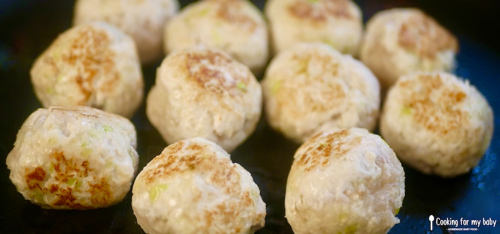 Cooking Baby Chicken Meatballs