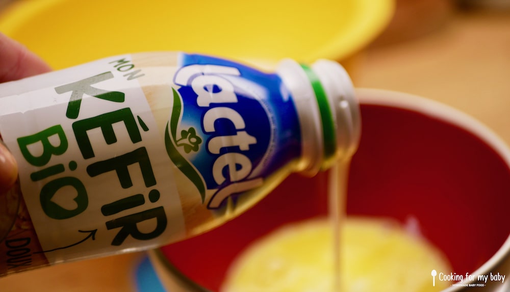 Lait fermenté (Kéfir) pour pancakes moelleux