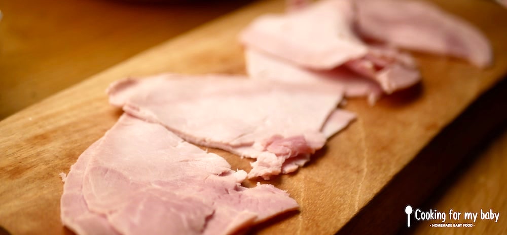 Ham for baby savory pancakes