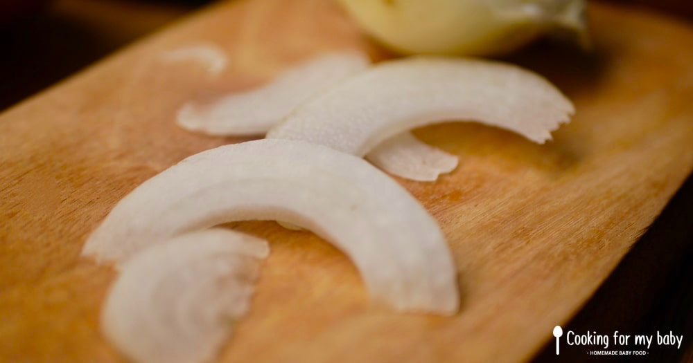 Onion for baby’s Christmas meal recipe