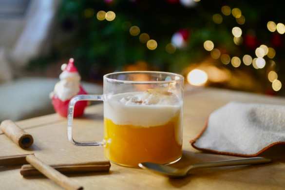 Recette de cappuccino de butternut, chantilly cannelle et noix de Saint-Jacques poêlée pour bébé (Dès 12 mois)