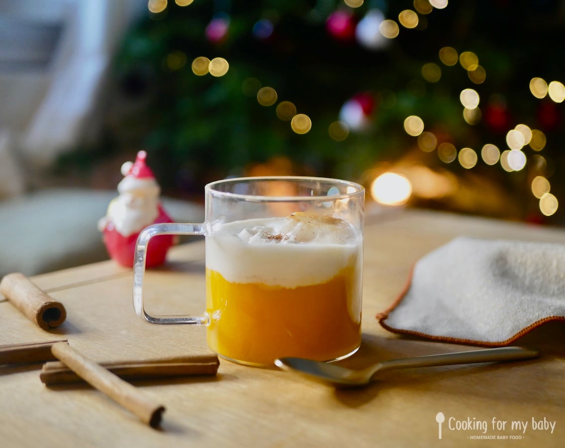 Recette De Noel Cappuccino De Butternut Chantilly Cannelle Et Noix De Saint Jacques Poelee Pour Bebe Des 12 Mois Cooking For My Baby