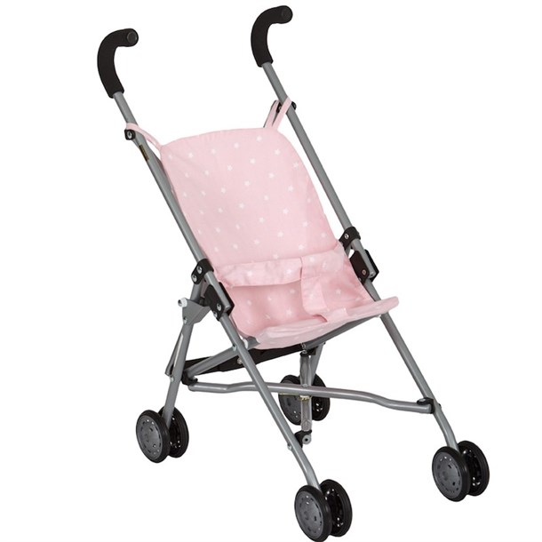 Poussette canne rose cadeau enfant