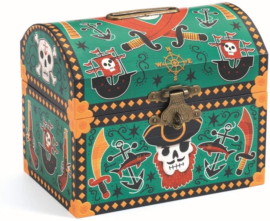 Idées Cadeaux de Noël pour enfants de 3 ans : Notre sélection 29 Coffre fort pirates - cadeau de Noël enfant 3 ans