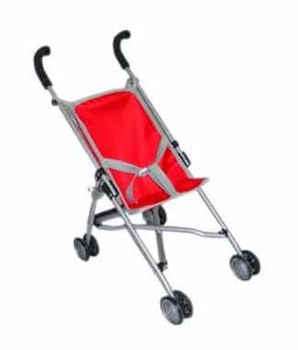 poussette canne rouge cadeau enfant