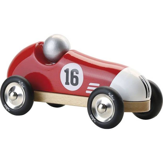 voiture vintage sport rouge blanche vilac