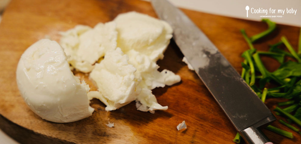 Mozzarella di bufala pour bébé