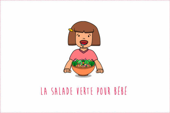 La salade verte pour bébé : À partir de quel âge, comment la préparer et l'assaisonner ?