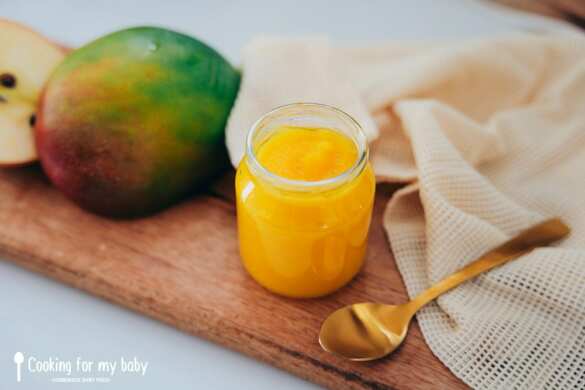 Recette de compote mangue et pomme pour bébé (Dès 6 mois)