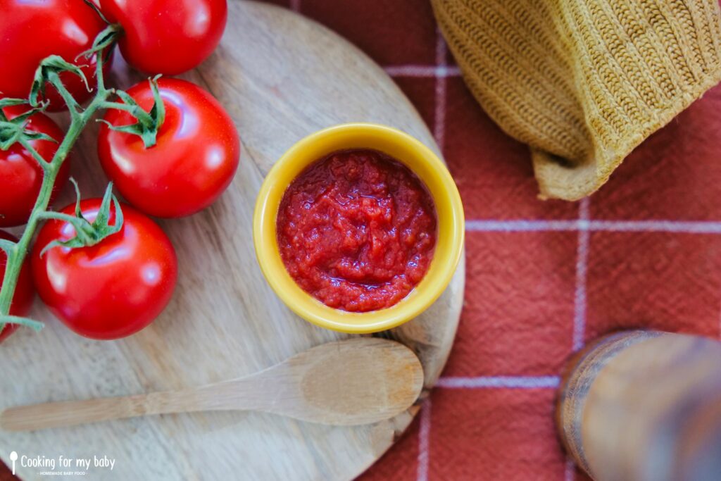 Homemade ketchup sauce recipe for baby (from 10 months)
