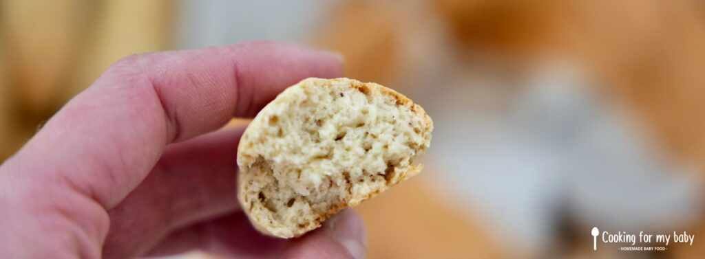 Inside of baby ladyfingers