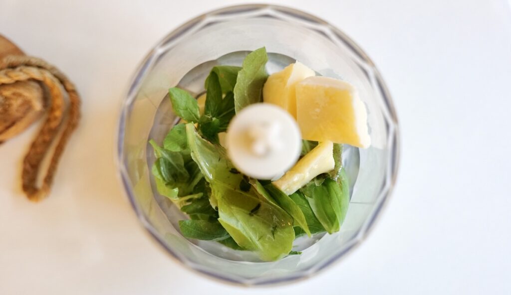 Ingredients for pesto