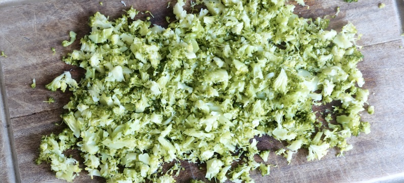 Chopped broccoli